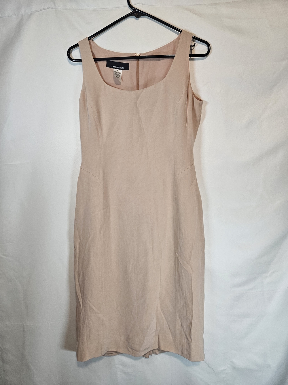 Jones New York Silk Blush Sheath Dress